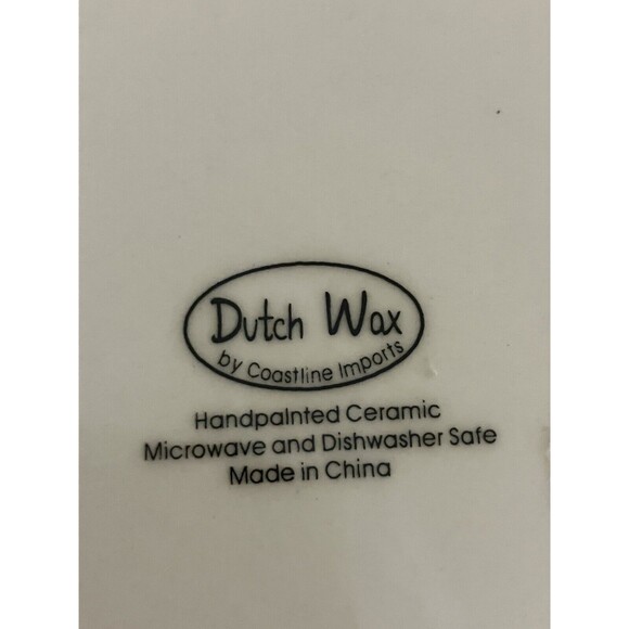 Dutch Wax Coastline Imports Vase Pitcher 9.5" Tall Floral Boho Anthropologie - Picture 6 of 6